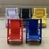 Silla de playa de plástico soporte para teléfono móvil silla de ocio soporte para teléfono móvil tumbona soporte para teléfono móvil soporte perezoso portátil