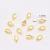 Colgante de Corazón Color Duradero Relleno de Oro de 14K Microincrustado con Circonita Accesorios de Joyería DIY Colgante de Cadena de Cola de Gota de Agua para Pulsera