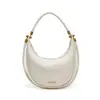 Bolso de Axila Moda Otoño e Invierno 2025 Nuevo Bolso Tejido Tipo Dumpling Transfronterizo Retro Media Luna Bolso de Mujer Bolso Cruzado de Hombro de Cuero Genuino