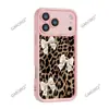 Venda Direta de Fábrica Capa para Celular Estampa de Leopardo com Laço de Seda Toque de Alto Padrão Apple 17Promax Nova Capa para Celular Fosca