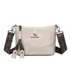 2026 Bolsa Transversal Retrô de Couro Macio para Mulheres, Nova Bolsa Saco Simples, Bolsa para Mãe, Bolsa de Ombro de Grande Capacidade