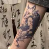 Adesivo semi-permanente à prova d'água para cobrir cicatriz no antebraço, estilo japonês, garota demônio raposa, geisha herbal, máscara Hannya