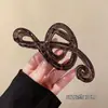 Grampo de cabelo de tubarão de luxo extra grande para mulheres, novo modelo de alta qualidade 2026, grampo de cabelo com pérolas estilo coreano versátil atacado