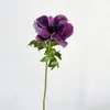 Com Yang Sen Layout de Casamento Simulação Veludo Anêmona Flor de Casa Arranjo de Flores Material Simulação Halo Tingimento Flor de Seda