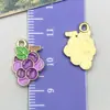 Série Frutas Gota de Óleo Acessórios para Joias DIY Pingente de Morango Cereja Pingente Pulseira Colar Liga Transfronteiriça Pingente