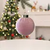 Bolas de Natal Envoltas em Tecido de Comércio Exterior Mais Vendidas para Decoração de Interiores Enfeites de Árvore de Natal DIY Bolas de Natal de Tecido em Estoque