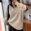 Azul Klein Prendas de Punto para Mujer Otoño e Invierno Engrosado 2025 Nuevo Estilo Caliente Pequeño Azul Prendas de Punto Chaqueta Top