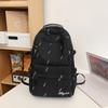 Mochila escolar moderna y moderna para estudiantes universitarios, con letras personalizadas, de gran valor, con múltiples compartimentos para estudiantes de primaria y secundaria.
