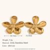 Europeu e Americano cross-border venda quente moda boêmia simples retro luz de luxo banhado a ouro 18K brincos jóias