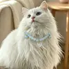 Luz de noite estilo novo contas de ametista pingente de coração colar gato e cachorro pequenos acessório simples universal multicolorido ajustável