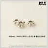 Pulsera de cuentas espaciadoras de copo de nieve chapadas en aleación plateada de Xizang para venta al por mayor, cuentas para pulseras, accesorios de joyería DIY, cuentas sueltas