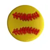 Bola esportes sapatos flor basquete futebol futebol buraco sapatos diy acessórios jibbitz PVC borracha macia sapato fivela