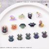 Nova Série de Halloween Desenho Animado Acessórios para Nail Art Personalidade Engraçada Palhaço Abóbora Chapéu Mágico Aranha Acessórios para Unhas