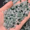 Flor Flotante de Hielo 5.5mm Separador de Cuentas de Ábaco Piedra Natural Perla de Jade Accesorios para Joyería Artesanías de Jade de Myanmar