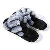 Amazon transfronterizo shein Mao Mao otoño e invierno interior felpa piso cruzado hogar zapatillas cálidas