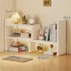 Prateleira de Armazenamento de Mesa Estante de Mesa Canto de Mesa Doméstica Prateleira Vertical de Escritório Prateleira de Arquivo Multicamadas