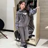 Conjunto de Sudadera de Otoño para Niñas 2026 Nuevo Estilo para Niños Mayores, Atuendo de Principios de Otoño de Moda, Ropa de Moda para Primavera y Otoño para Niñas