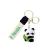 Llavero de panda regordete estilo chino de bambú, lindo colgante de peluche, decoración para bolso, regalo pequeño creativo de moda al por mayor