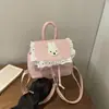 Mochila Exquisita Pequeña Escolar de Doble Hombro para Mujer 2026 Estilo Nuevo Fresco Casual con Encaje Floral de Estrella Dulce
