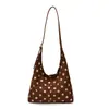 Moda Estilo Coreano Lunares Bolso de Hombro Único Temperamento Elegante Versátil Gran Capacidad Bolso de Axila Diseño Yu Zi Bolso de Moda para Padres e Hijos