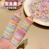 Faixa de Cabeça Descartável para Bebês, Altamente Elástica, Durável e Não Machuca o Cabelo, Faixa de Cabelo Polegar para Meninas Prender Faixa de Cabelo Pequena para Fazer Tranças