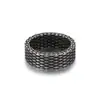 Anillo de Rombo Punk Viejo Retro de Venta Caliente Europea y Americana Anillo Personalizado Simple de Moda para Hombre de Acero Inoxidable