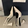 Sandálias de salto alto que aumentam a altura, alongam as pernas, com salto grosso, sem calcanhar, bico aberto, nova coleção primavera/verão, estilo francês, sapatos de salto alto de bico fino com senso de design para combinar com vestidos