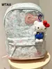 Mochila Nueva WTAII para Niñas Estudiantes de Secundaria Estilo Ins Bolso de Doble Hombro Estudiantes de Primaria Grados 3-6 Mochila para Estudiantes de Secundaria