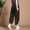 Pantalones de Algodón y Lino Nuevos de Verano 2023 para Mujer Sueltos Talla Grande Pierna Ancha Piernas Grandes Cintura Alta Más Fáciles de Combinar Pantalones de Lino para Barrer el Suelo