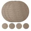 Prato de Mesa com Padrão de Escama de Peixe PVC Redondo Estilo Nórdico Ocidental de Alta Qualidade para Mesa de Jantar Chinesa Isolante de Calor Simples