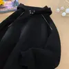 Sudadera con capucha y cremallera pesada holgada para hombre Otoño/Invierno 2026, Chaqueta juvenil gruesa de talla grande, Diseño simple