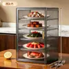 Estante de Almacenamiento de Verduras para Cocina Caja de Almacenamiento de Sobras de Comida Estante de Platos de Múltiples Niveles Estante de Almacenamiento Artefacto Gabinete de Ingredientes de Grado Alimenticio