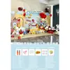 Uau Arranjo Personalizado de Primeiro Aniversário Decoração de Balões para Crianças Bebê Parede de Fundo Estilo Tagi Dopamina Placa KT