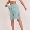 Amazon Pantalones Cortos Casuales de Verano 2025 de Tiro Alto con Bolsillos Tipo Cargo Botón de Cruzado Corbata Tendencia de Moda