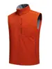 Colete com forro de fleece masculino outono e inverno ao ar livre leve repelente à água quente gola alta jaqueta colete roupa de trabalho jaqueta sem mangas colete esportivo