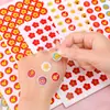Recompensas de Xiaohongshu: pequeñas pegatinas de flores rojas para niños de preescolar, pegatinas de caritas sonrientes para elogiar a los niños y pequeñas pegatinas de estrellas para maestros de escuela primaria