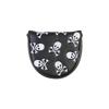 Diseño de velcro para golf Hebilla magnética Patrón de calavera Cubierta de palo de madera Forma de L Cuadrado Semicírculo Protector de cabeza
