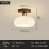 Nueva lámpara de pasillo estilo chino simple nogal LED lámpara de estudio dormitorio estilo chino restaurante lámpara de techo estilo chino nuevo