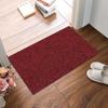 Alfombra de entrada antideslizante para puerta, impermeable, de plástico PVC, para el hogar, cocina, dormitorio, con aro de seda