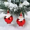 Adornos navideños de plástico, medias navideñas, muletas, colgantes, pequeños adornos para árboles de Navidad.