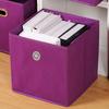 Caja de Almacenamiento de Tela No Tejida Directa de Fábrica Sin Tapa Caja de Almacenamiento Plegable Caja de Almacenamiento para Cajón de Armario Almacenamiento de Ropa Interior
