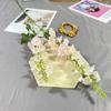 Nueva Flor Artificial Lavanda Chihiro Pequeña Floral Boda Decoración Habitación Boda Jacinto Camino Alto Flor Falsa Arreglo Floral