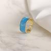 Anillo de Goteo de Pegamento de Diseño Nicho Estilo Ins Coreano para Mujer Retro Transfronterizo Irregular Viento Frío