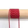 Em estoque corda de poliéster 2mm com núcleo torcido, corda de guarda-chuva mesclada, puxador de bolsa, tecelagem manual, corda para pendurar DIY, decoração de cauda de puxar à prova de vento, pingente de gota