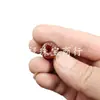 13*15mm Ágata Vermelha Jade de Bambu Contas Soltas Calcedônia Fosca Junta Alto Passe-partout Acessórios de Joias Contas