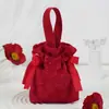 Caja de Dulces para Boda 2026, Bolsa de Regalo de Alta Gama para Boda y Compromiso, Personalización de Bolsa de Regalo de Dulces sin Plegar