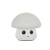 Luminária de Noite Cogumelo Transfronteiriça, Luz de Ambiente, Lâmpada de Silicone, Luz de Toque Personalizada, Luminária de Mesa de Cabeceira para Quarto de Crianças