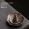 Quemador de Incienso Vintage de Aleación Dorada para Uso Doméstico, Portainciensos de Interior para Varillas de Sándalo y Madera de Águila, Artículo Decorativo