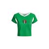 2025 Primavera Novo Top Curto T-Shirt Bordada com Letra Estilo Y2K Doce e Apimentado Slim Sexy Look Emagrecedor Top T-Shirt