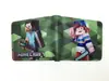 Carteira Dobrável Curta do Jogo Minecraft Steve Creeper Personalizada Criativa em Couro PU Carteira Masculina e Feminina